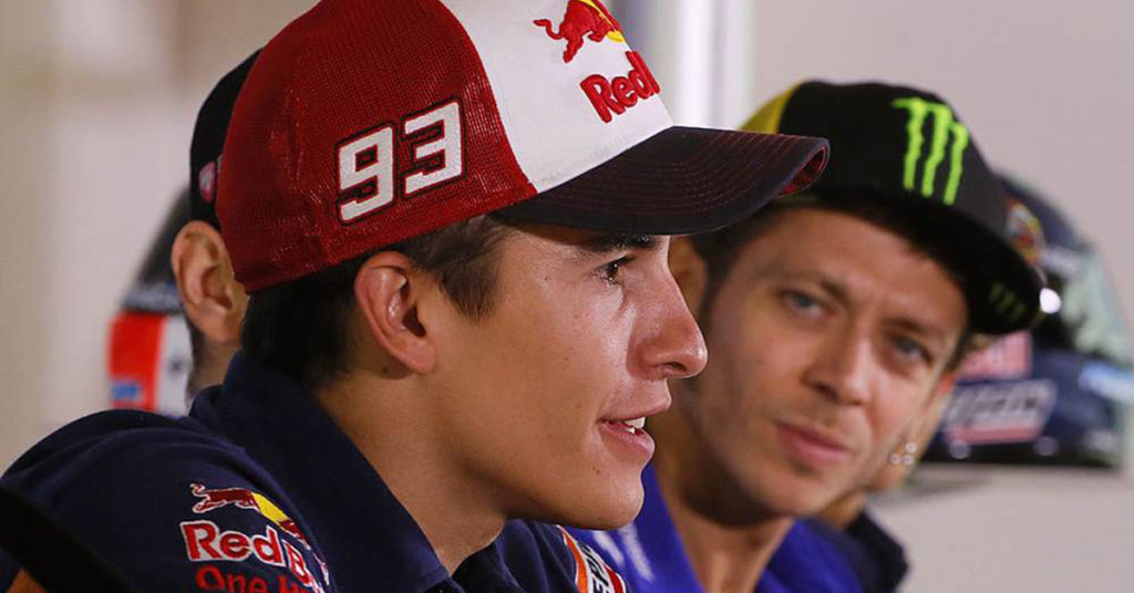minacce valentino rossi e marc marquez