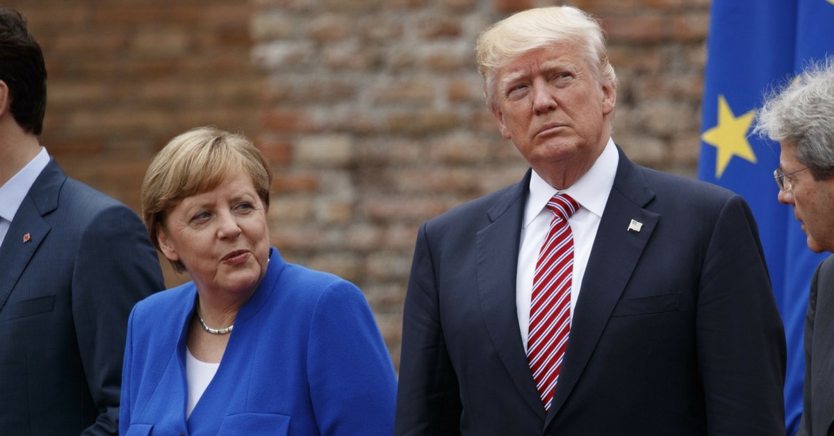 trump merkel g7 accordo di parigi