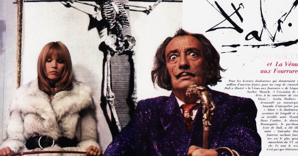 Amanda Lear e Salvador Dalì