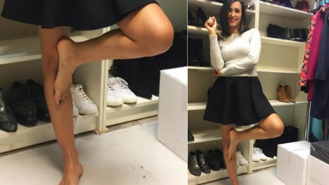 Caterina Balivo eletta Miss Piede d'oro