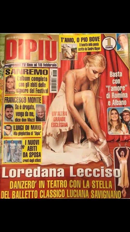 Loredana Lecciso sulle pagine di DiPiù