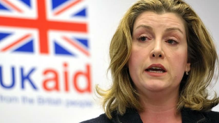 Il ministro inglese per la Cooperazione internazionale Penny Mordaunt
