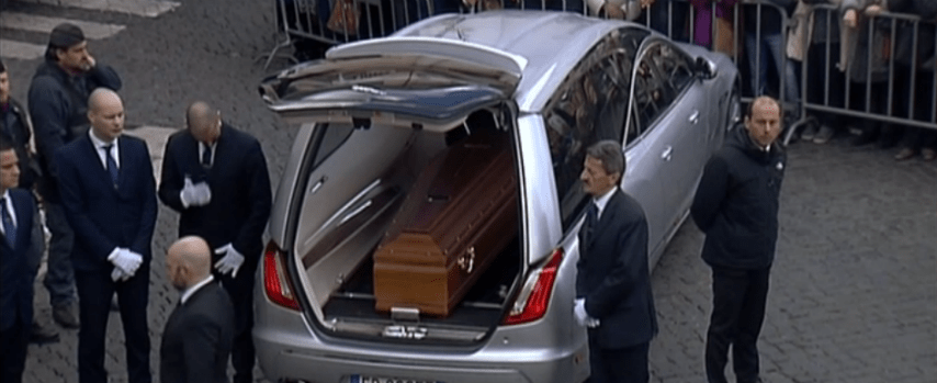fabrizio frizzi funerale