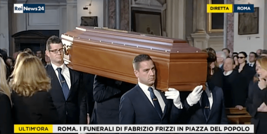 fabrizio frizzi funerali