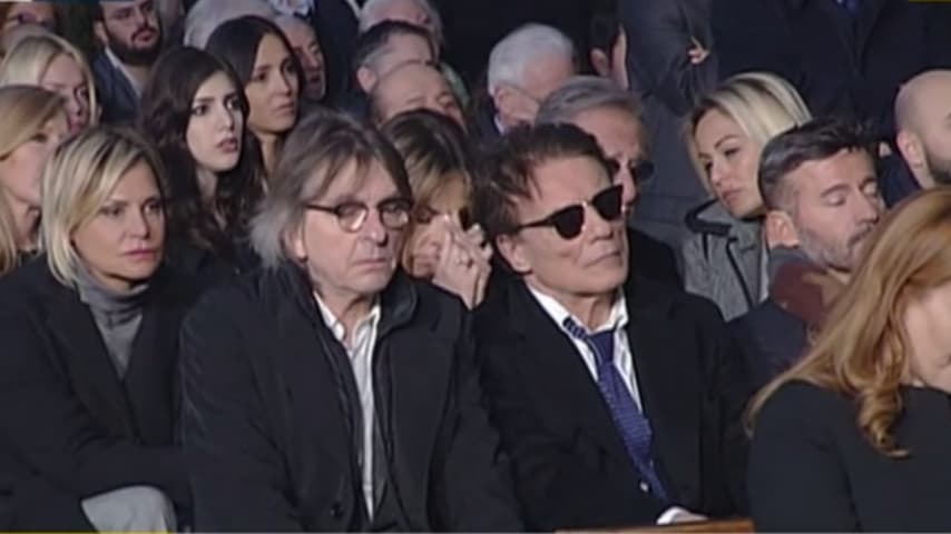 funerali frizzi mediaset