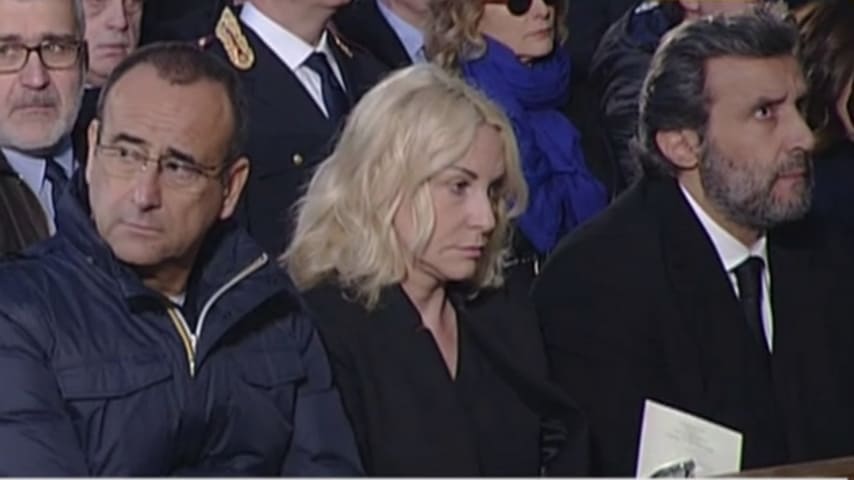 Carlo Conti, Antonella Clerici e Flavio Insinna