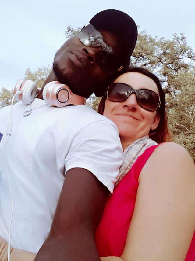 Salieu e Heidi felici insieme