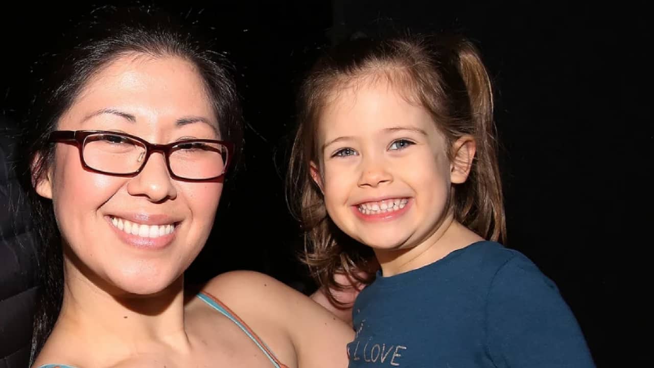 Ruthie Ann Miles e la figlia Abigail. Foto: Walter McBride/WireImage