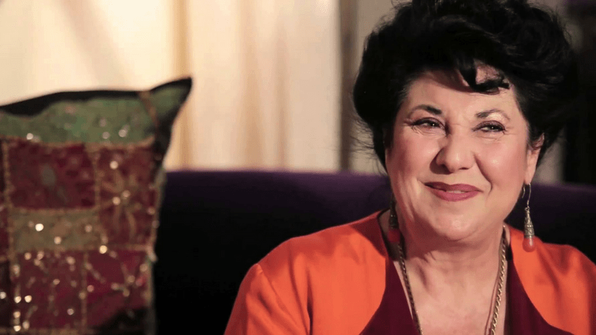 Marisa Laurito durante un'intervista