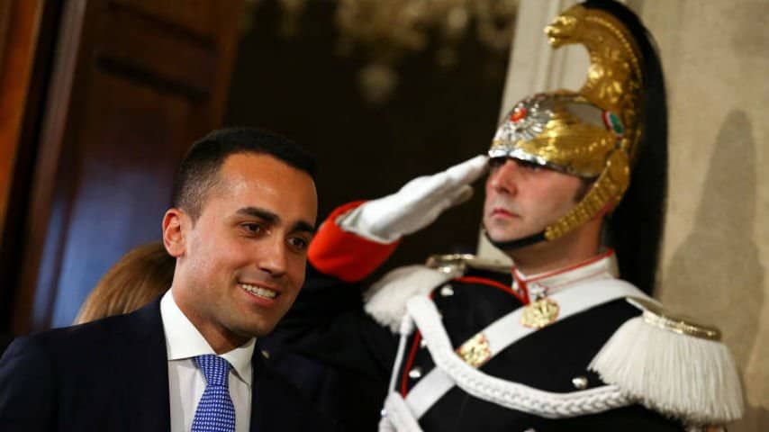 Di Maio al Quirinale. Foto: Alessandro Bianchi/Reuters