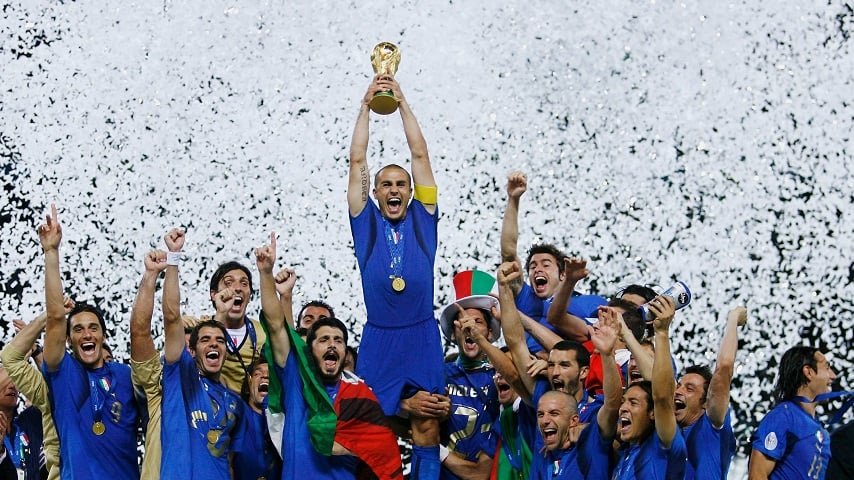 L'Italia trionfa ai Mondiali di calcio
