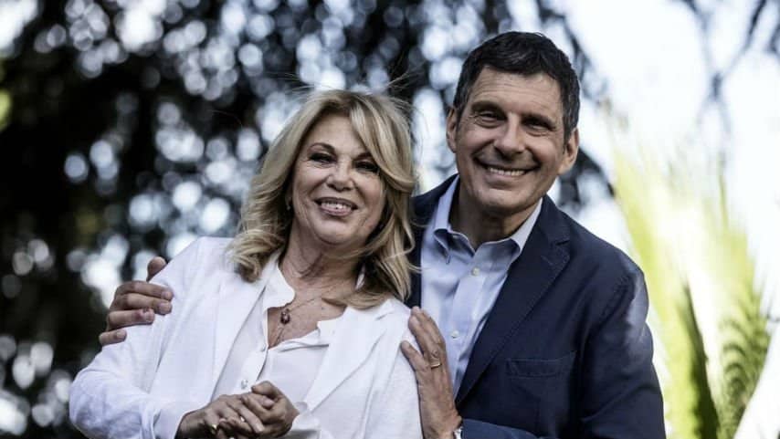 Rita Dalla Chiesa e Fabrizio Frizzi. Foto: Ansa