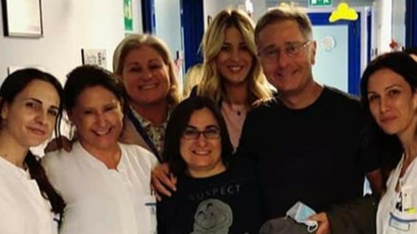 La foto pubblicata da Elena Santarelli