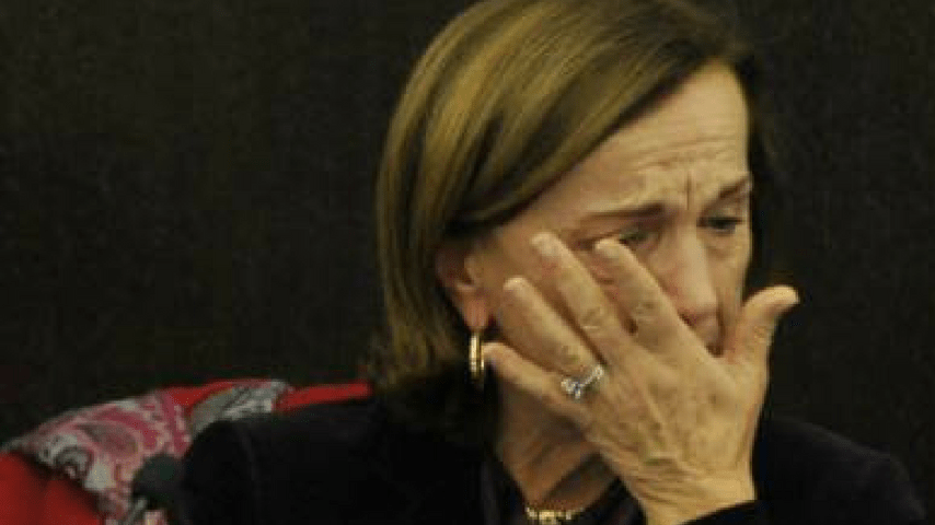 elsa fornero piange