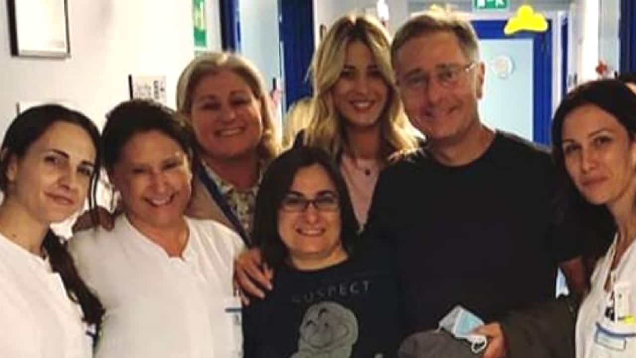 paolo bonolis visita elena santarelli