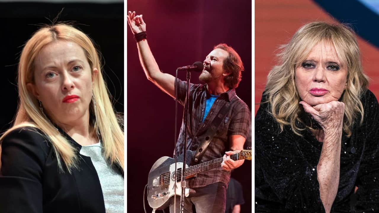 Rita Pavone e Giorgia Meloni si scagliano contro i Pearl Jam
