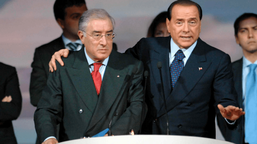 Dell'Utri e Silvio Berlusconi