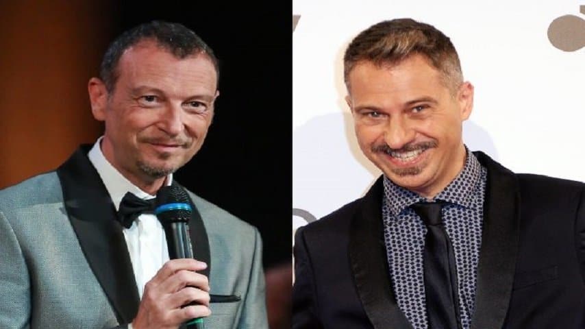 Amadeus e Gabriele Corsi