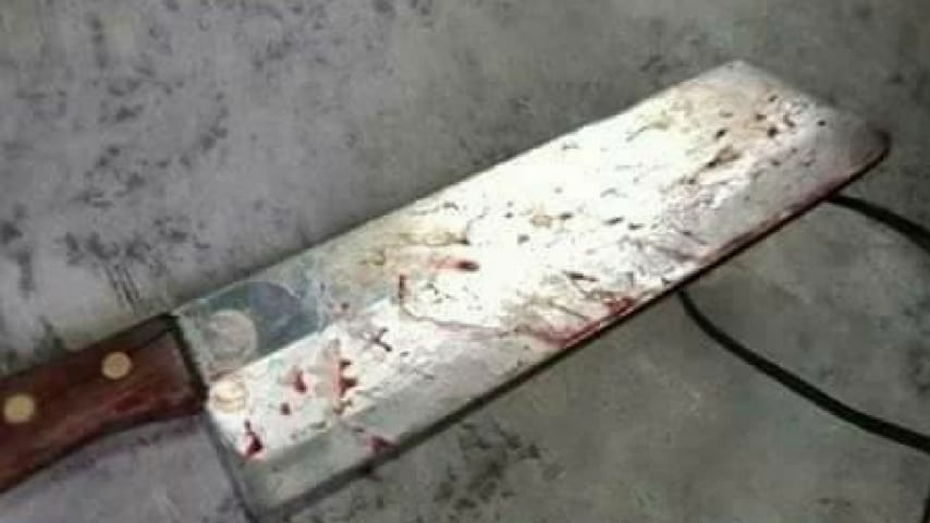 L'arma usata per compiere il folle gesto, Credits VIRAL PRESS