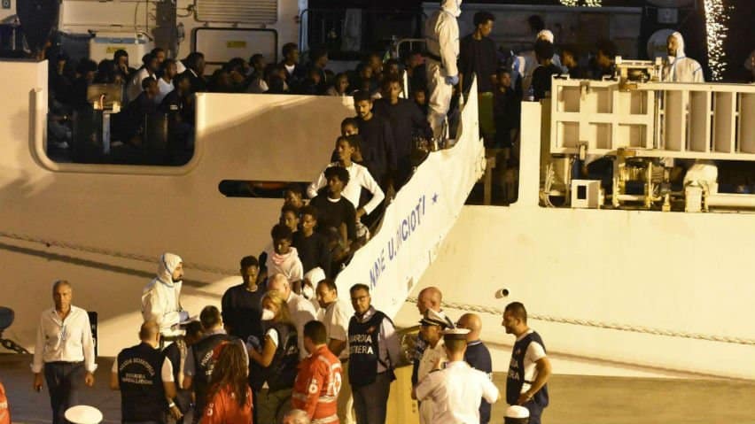 Nave Diciotti: a Catania sono sbarcati tutti i migranti