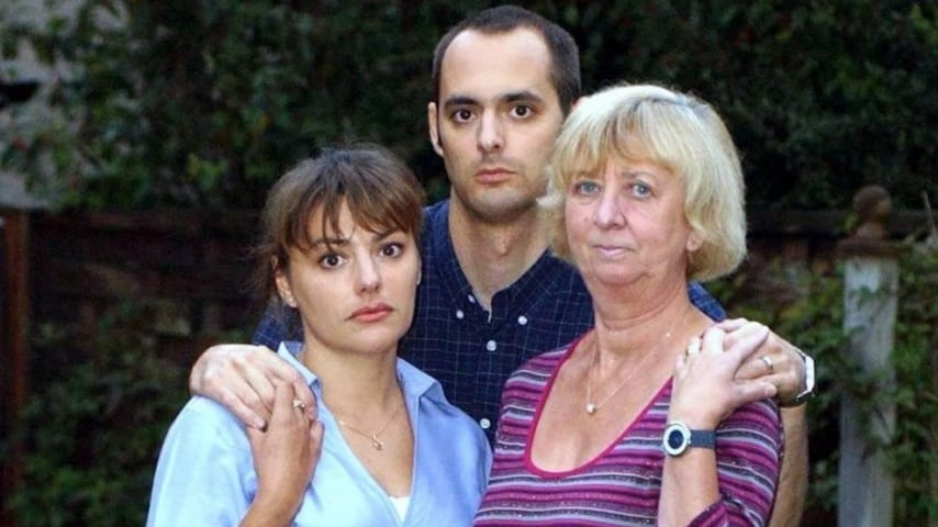 I figli Rachel e Jeremy con la seconda moglie di Gordon Park
