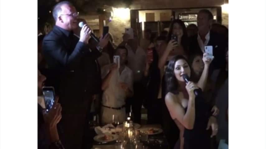 Gigi e Anna hanno cantato al matrimonio e sono parsi molto affiatati. (Foto da Instagram)