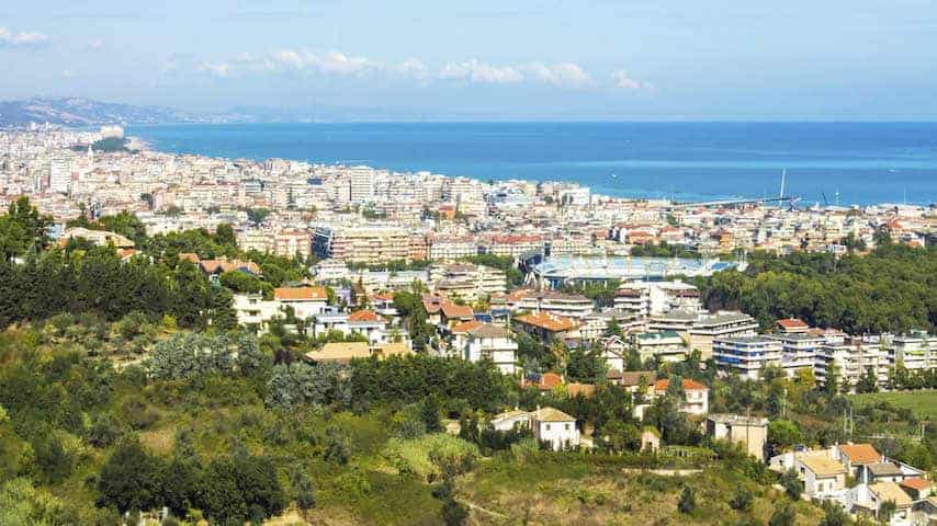 Una veduta di Martinsicuro