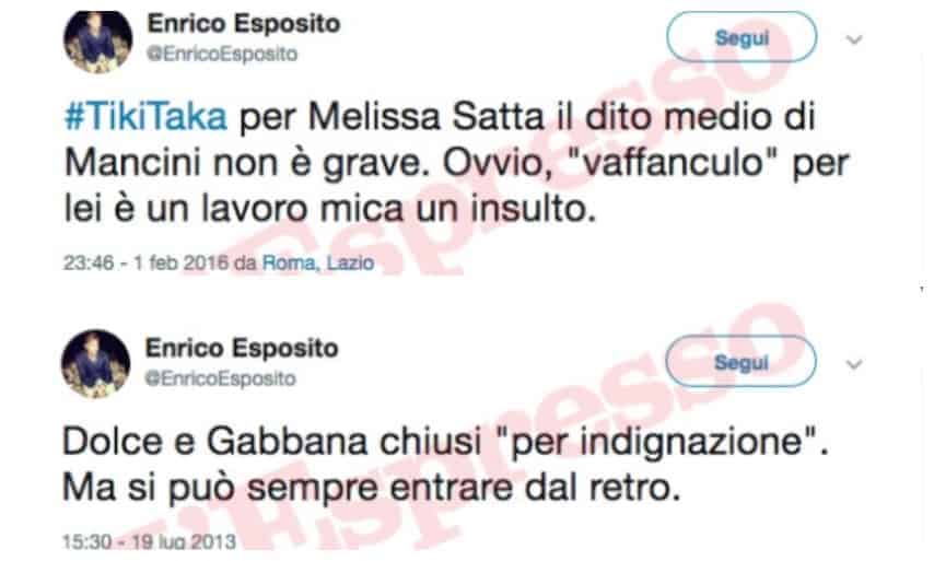tweet esposito