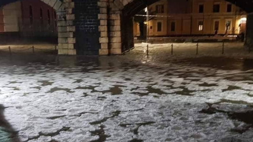 Allagamento a Catania. Credits: Liveunict_Liveuniversity