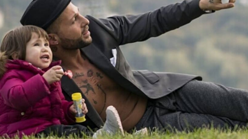 Altri scatti di Ivan Cottini con la figlia Viola per il calendario benefico. Fonte: Ivan Cottini/Facebook