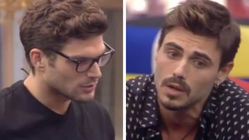 Confronto tra Francesco Monte e Elia Fongaro al GF Vip