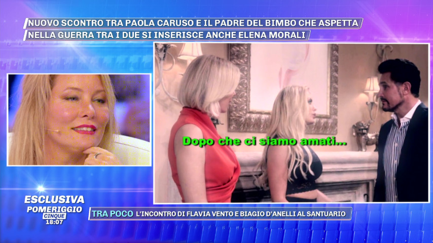 Elena Morali sul set di Beautiful