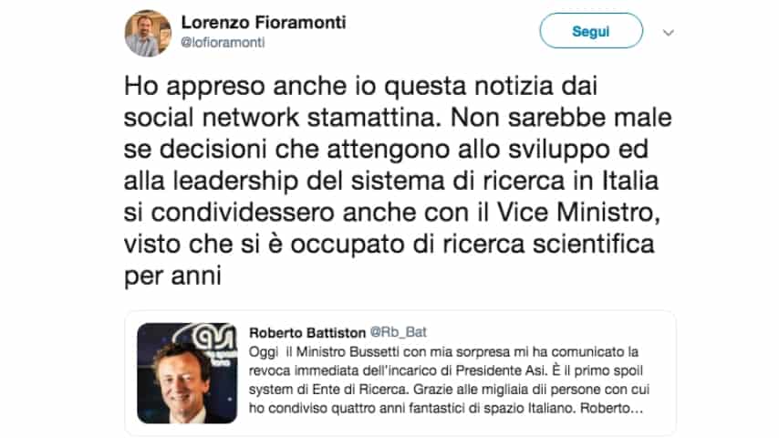 lorenzo fioramonti tweet