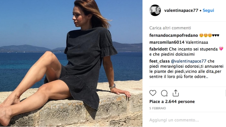 Foto Instagram di Valentina Pace