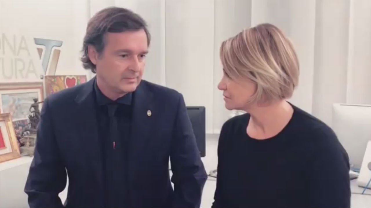 Simona Ventura e Gerò si dicono addio... con un video