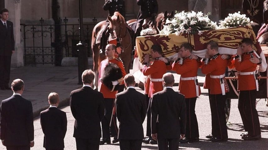 Celebrazione del funerale di Lady Diana