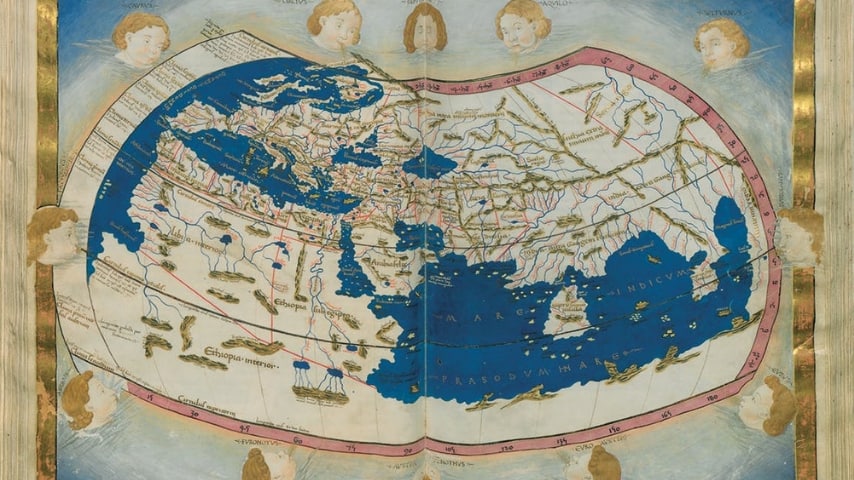 Uno stralcio del Codice Leicester di Leonardo da Vinci. Immagine: Galleria degli Uffizi