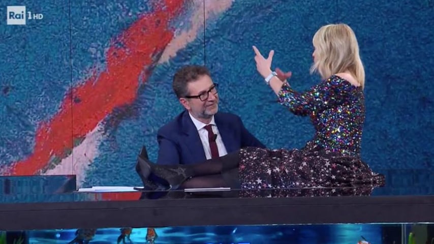 Fabio Fazio e Luciana Littizzetto. Immagine: Che tempo che fa/Facebook