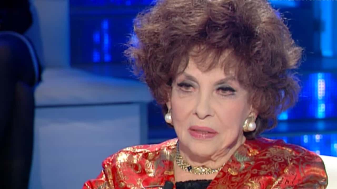 Gina Lollobriga a Domenica In