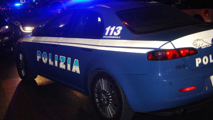 Intervento della Polizia