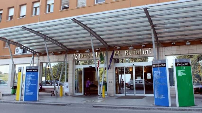 L'Ospedale Maurizio Bufalini di Cesena dove è deceduto il bimbo di 3 anni. Immagine: Google Maps