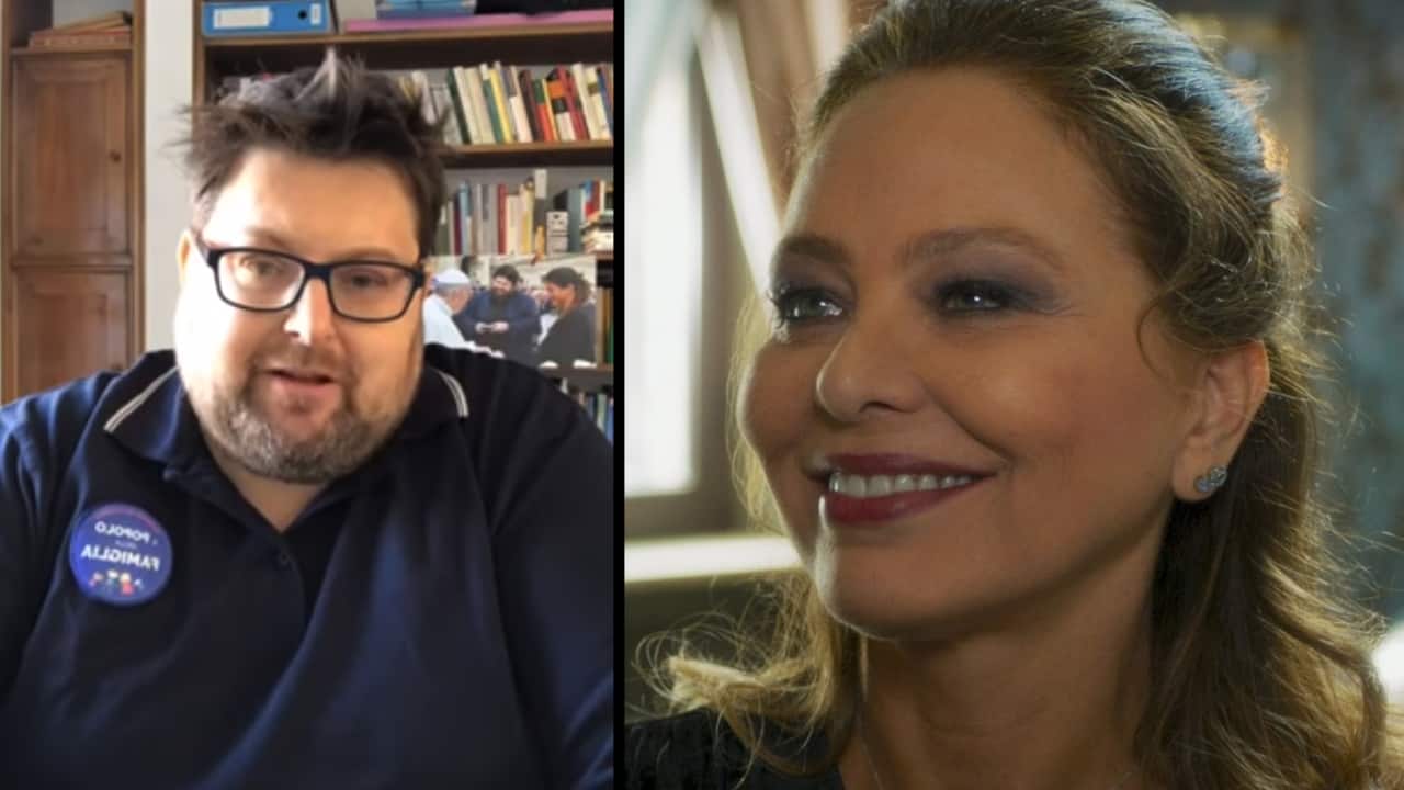 Mario Adinolfi e Ornella Muti