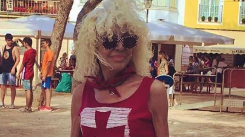 Donatella Rettore e sua madre che le comprò un guinzaglio