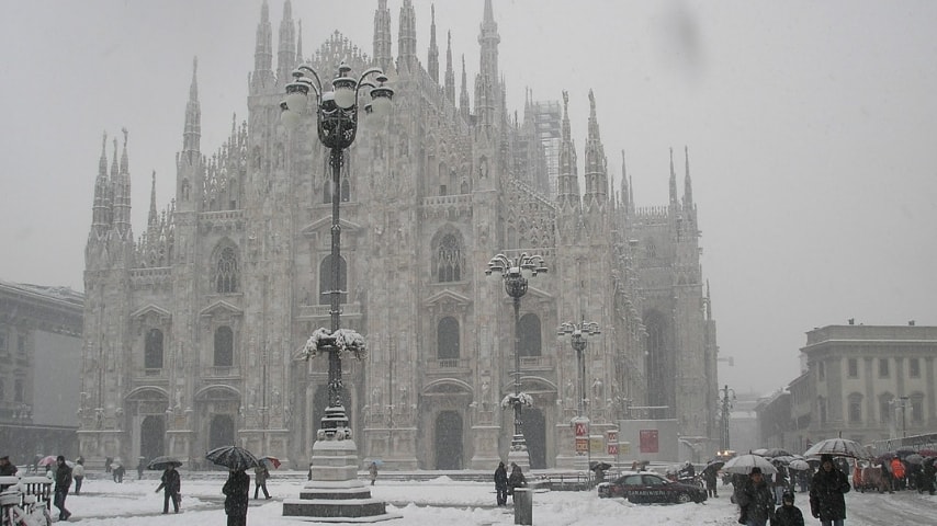 Milano neve