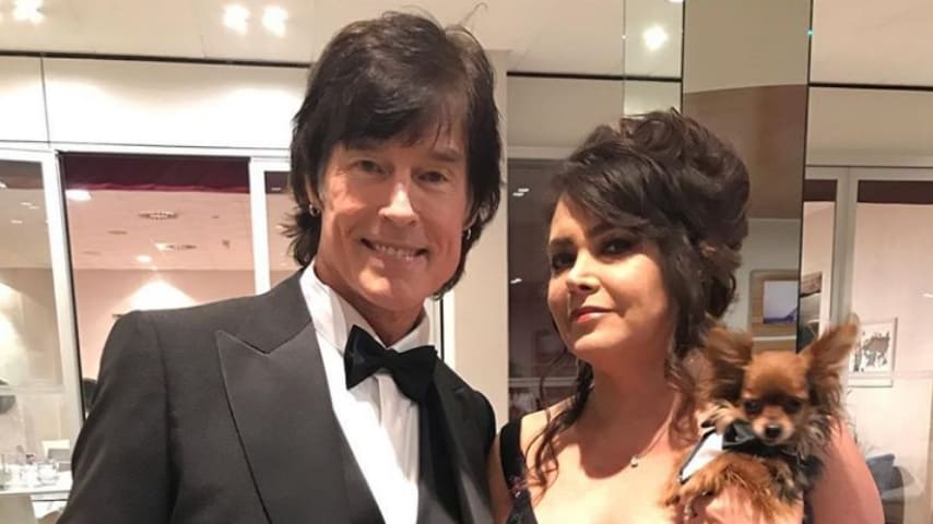 Ronn Moss e moglie a Sanremo