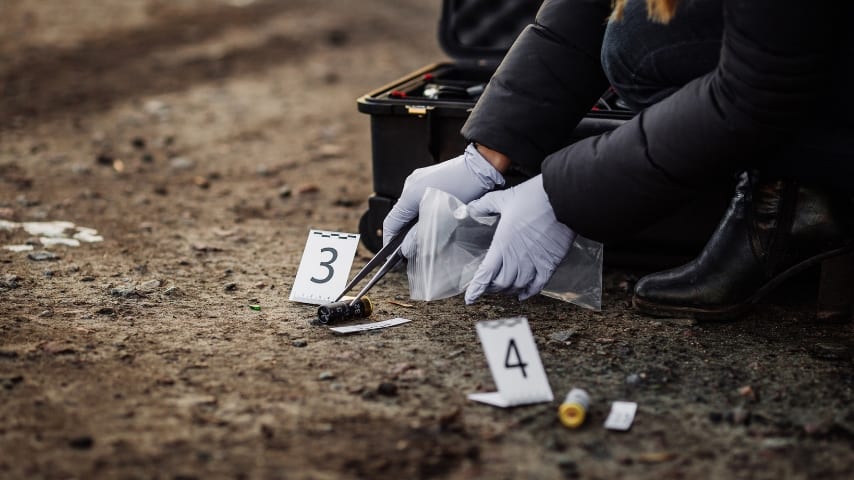 Sul luogo anche la scientifica per i rilievi. Immagine di repertorio