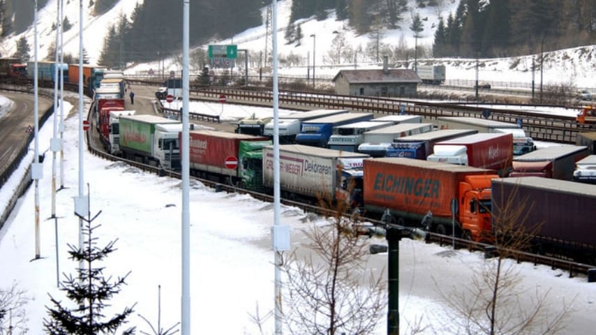 Tir e auto bloccate sul Brennero Ansa