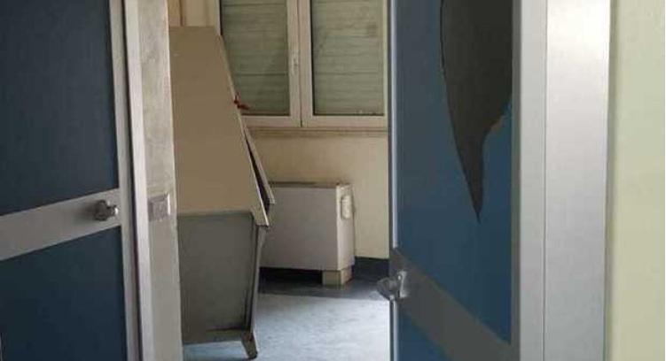Un angolo dell'ospedale di Boscotrecase assaltato dai parenti di una paziente deceduta (Fonte Corriere del Mezzogiorno)