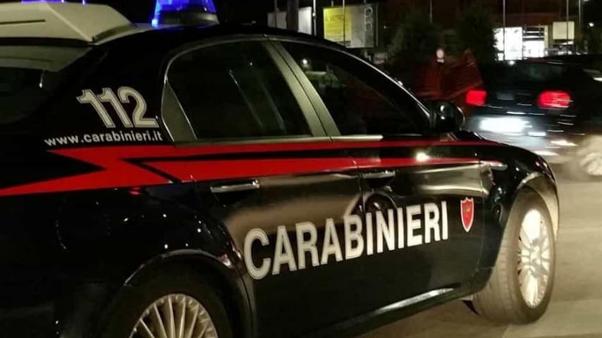 Sul caso i carabinier di Curno. Immagine di repertorio