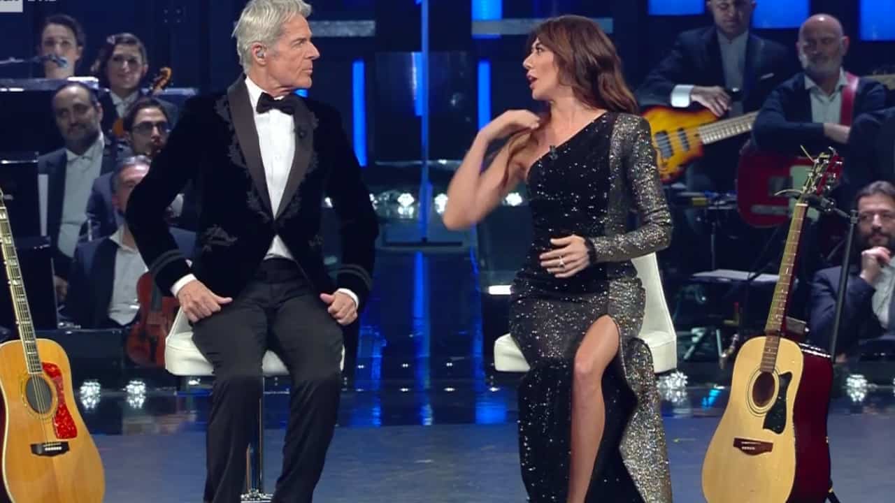 Claudio Baglioni e Virginia Raffaele a Sanremo 2019